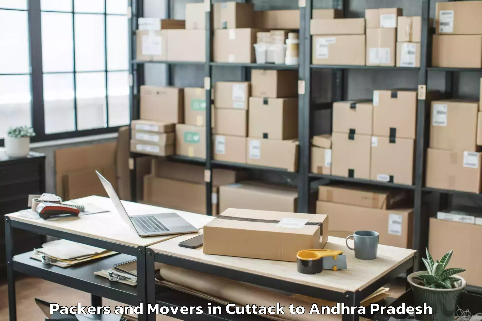 Easy Cuttack to Cuddapah Packers And Movers Booking